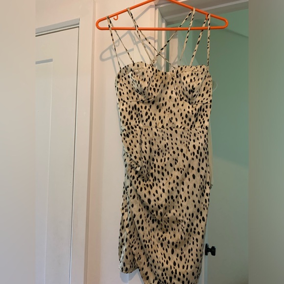 Zara leopard satin mini dress - Picture 4 of 5